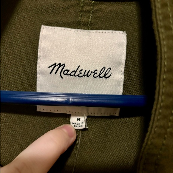 NWT Madewell Highbury Military Jacket, size Medium - Picture 8 of 10